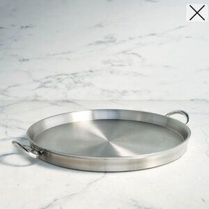 Frontgate Stainless Steel Serving Tray with Handles - NWT